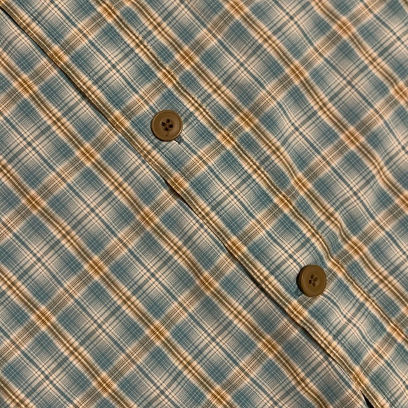 L light teal plaid duluth trading mens shirt - Picture 8 of 10